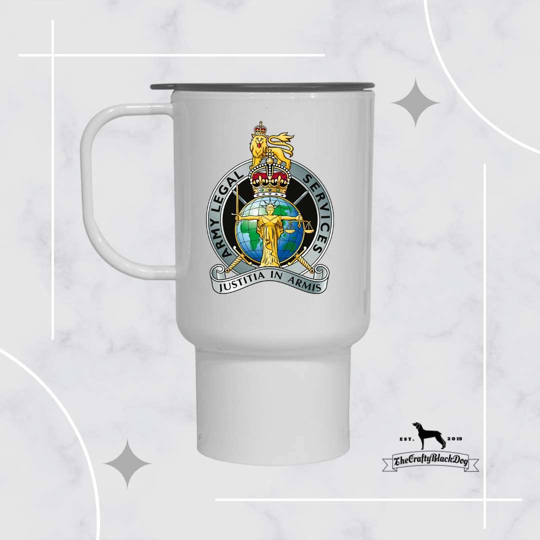 Army Legal Services - TRAVEL MUG (New King's Crown)