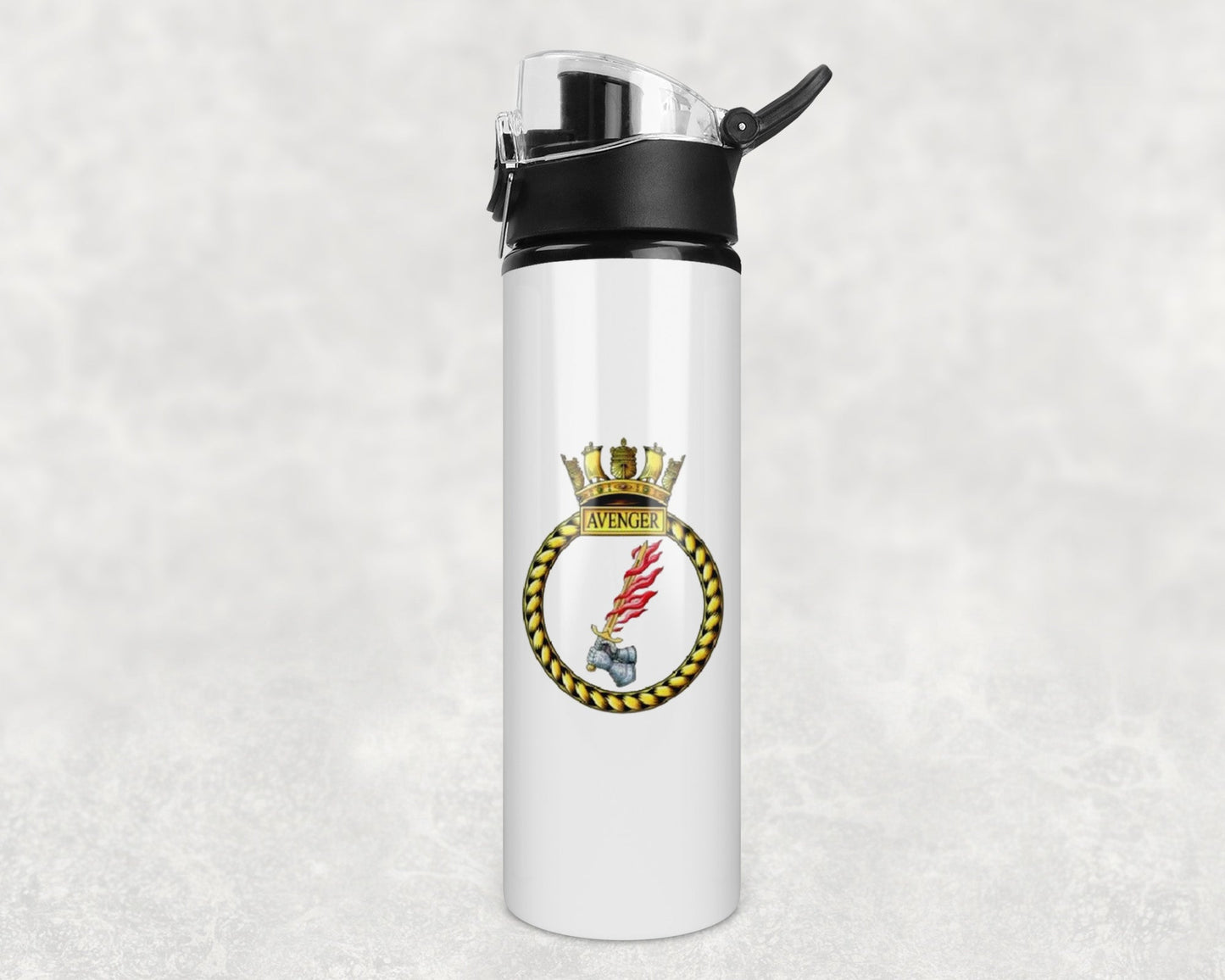 HMS Avenger - Flip Top Water Bottle