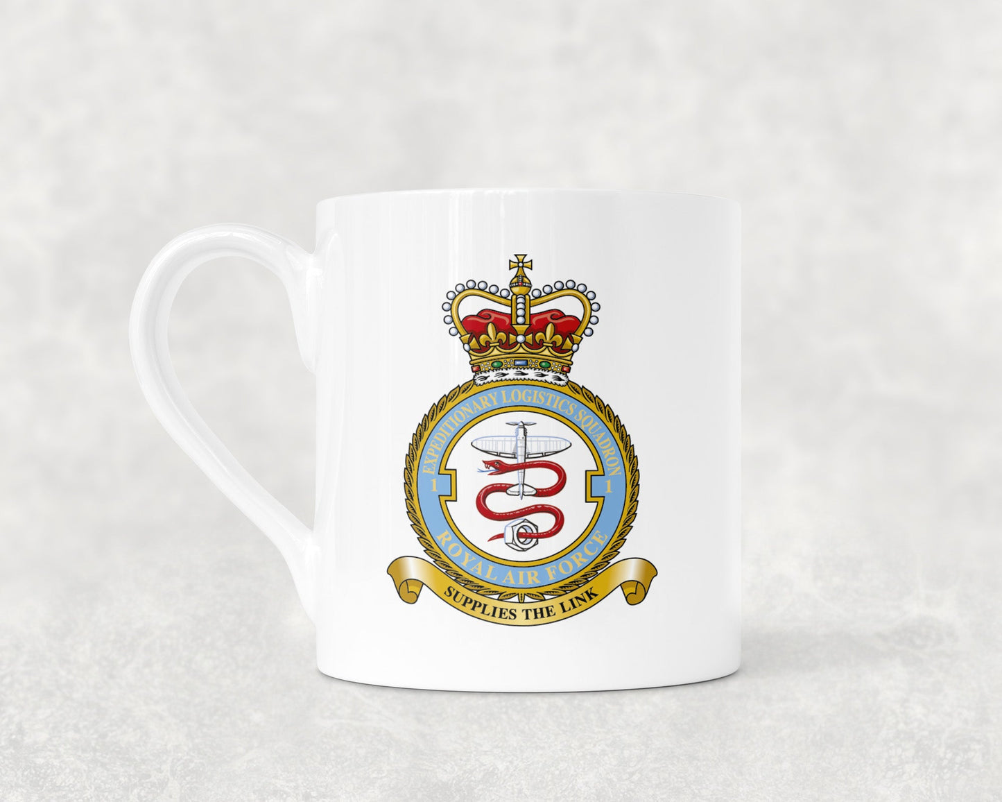 1 Expeditionary Logistics Squadron RAF - Bone China Mug