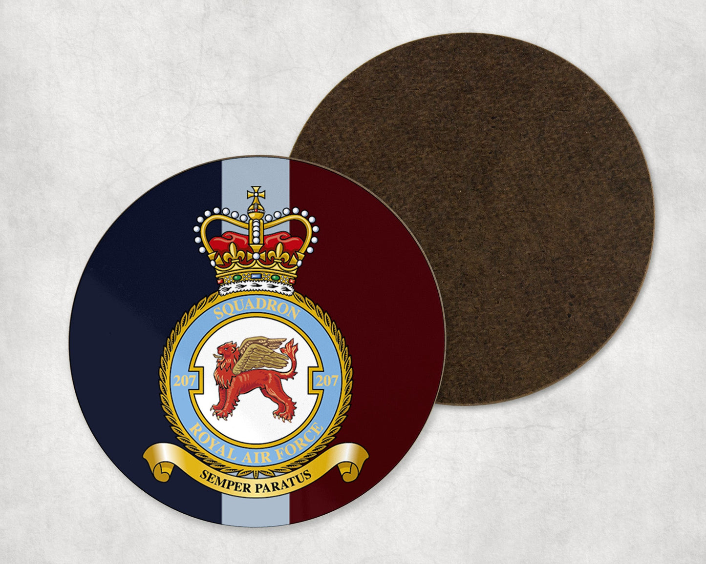 207 Squadron RAF - Round Coaster Set