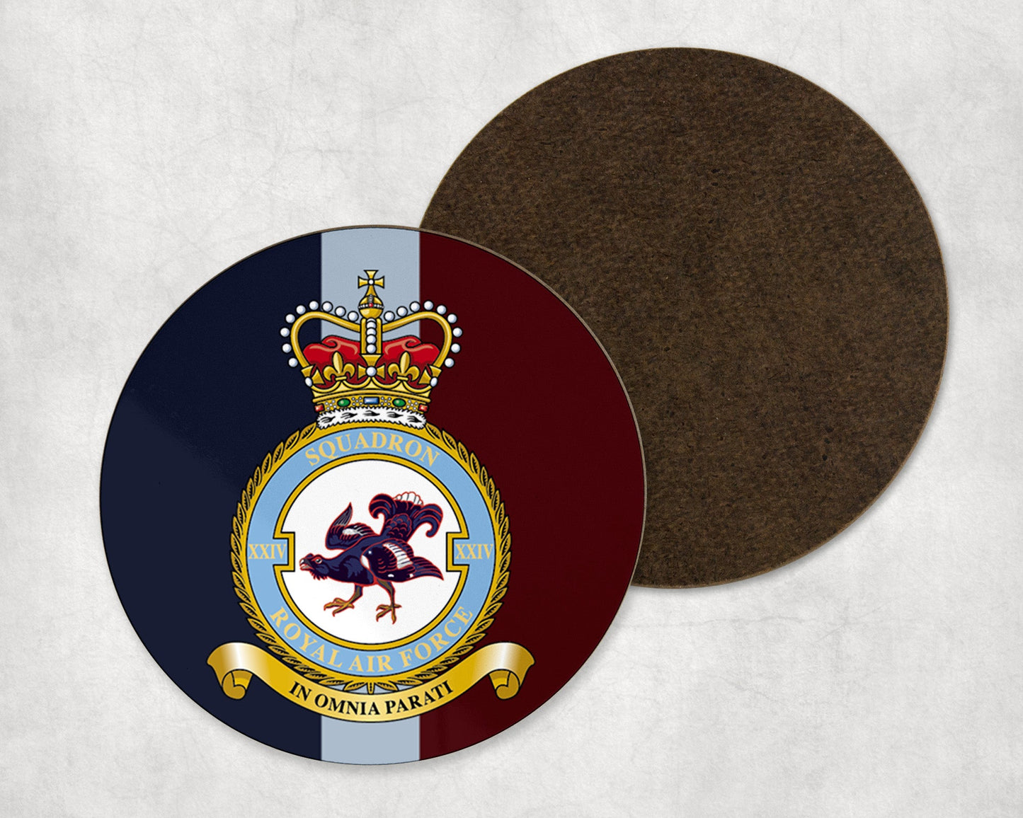 24 Squadron RAF - Round Coaster Set