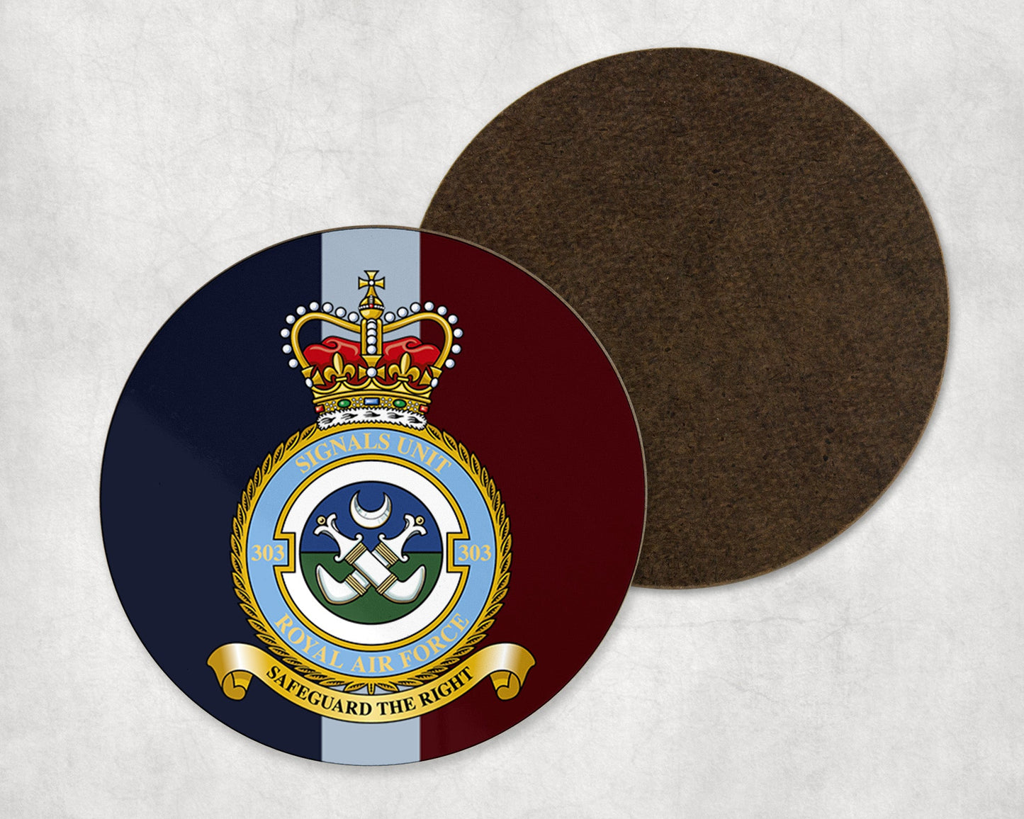 303 Signals Unit - Round Coaster Set