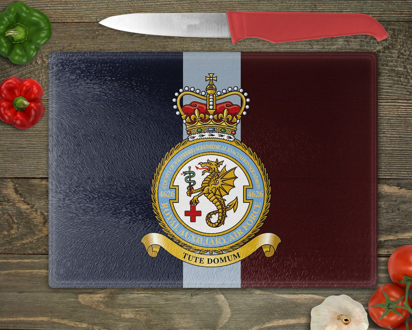 4626 (County of Wiltshire) Aeromedical Evacuation SQN RAuxAF - Cutting Board