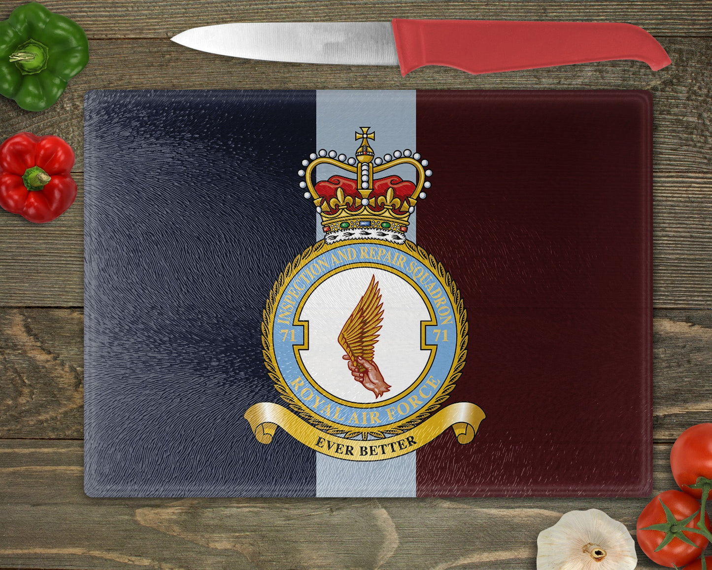 71 Inspection and Repair Squadron RAF - Cutting Board