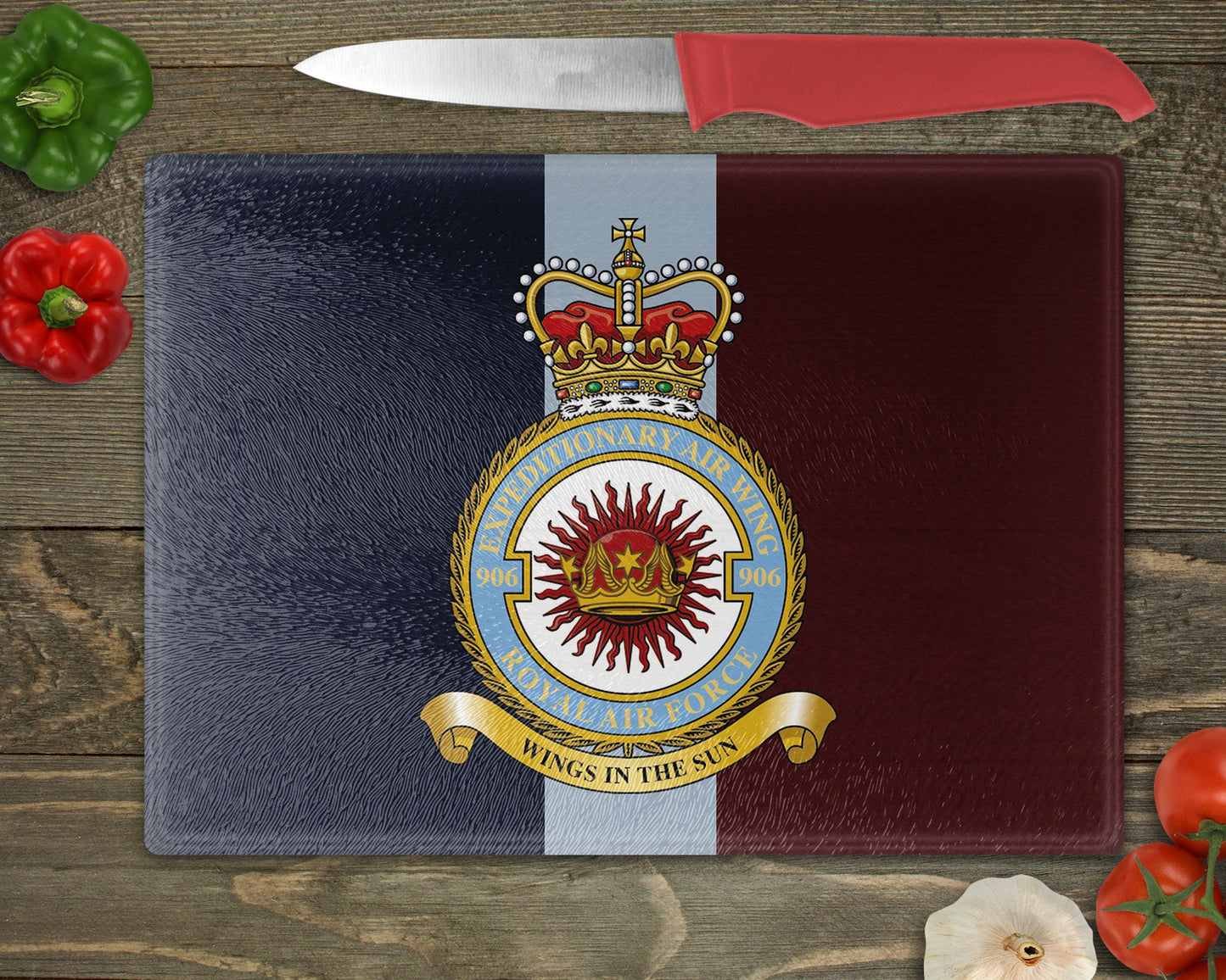 906 Expeditionary Air Wing RAF - Cutting Board