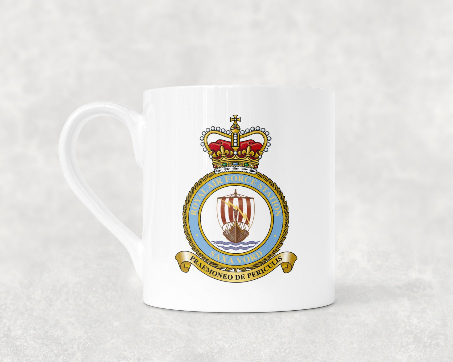 RAF Saxa Vord - Bone China Mug