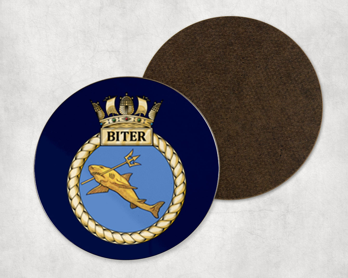 HMS Biter - Round Coaster Set