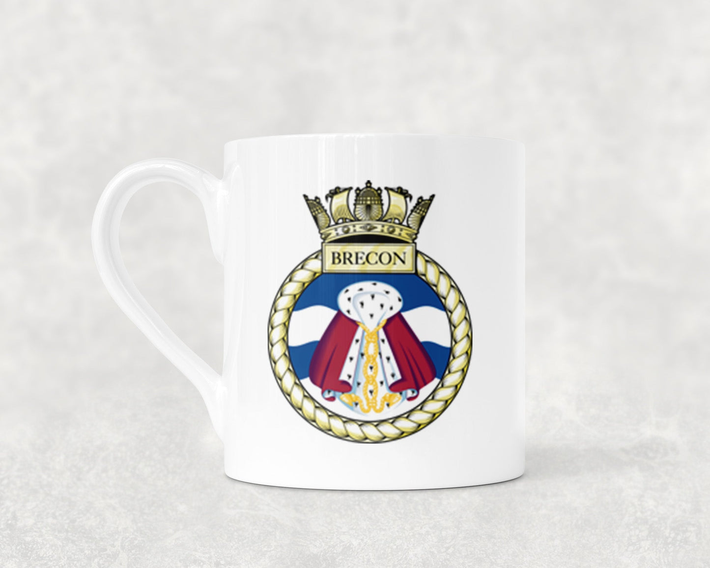 HMS Brecon - Bone China Mug