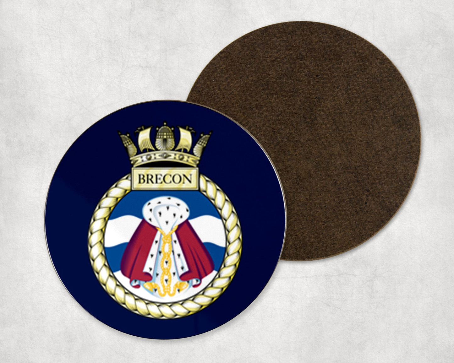 HMS Brecon - Round Coaster Set