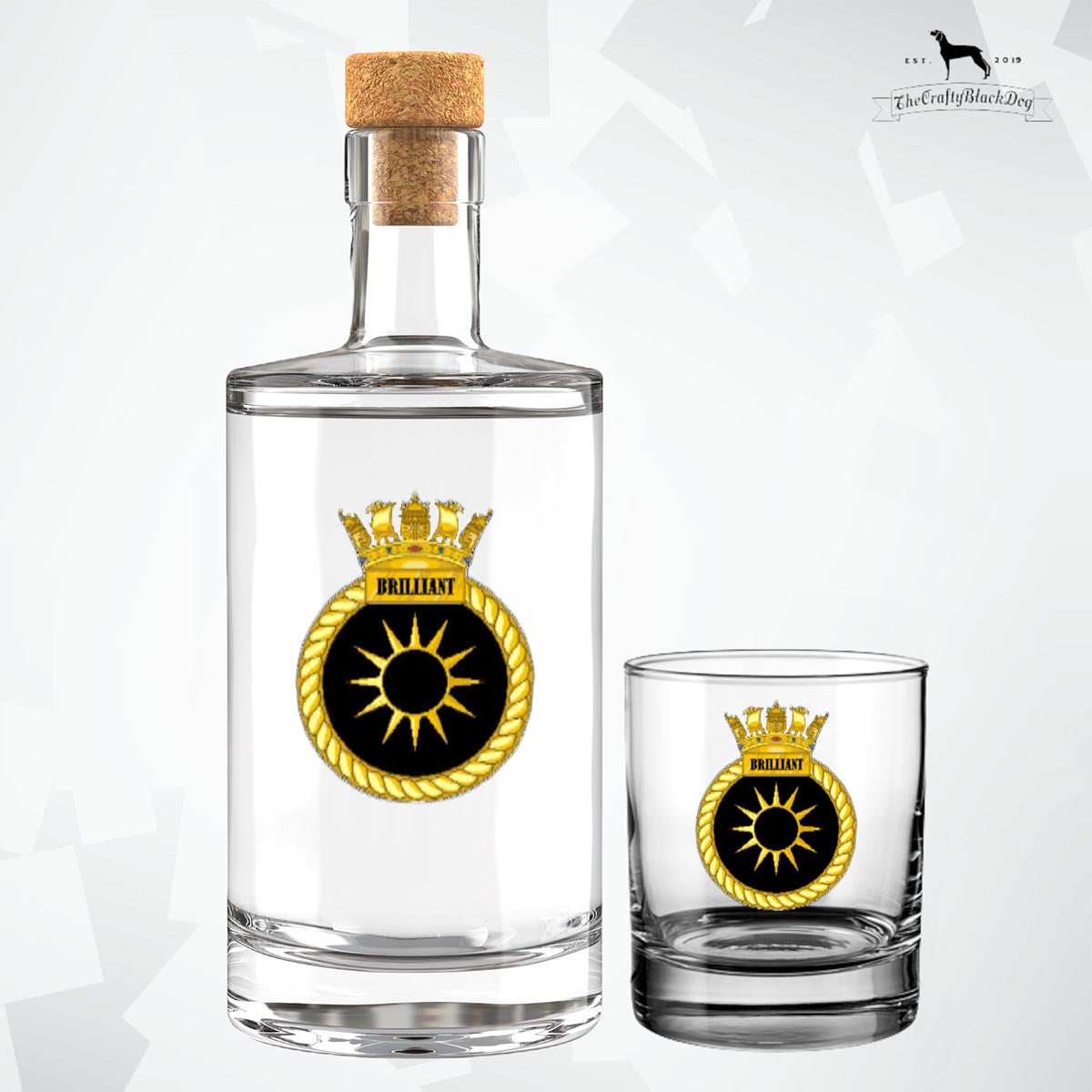 HMS Brilliant - Fill Your Own Spirit Bottle