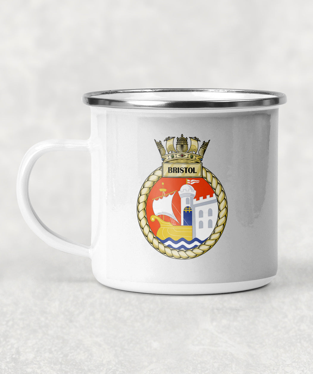 HMS Bristol - Enamel Mug