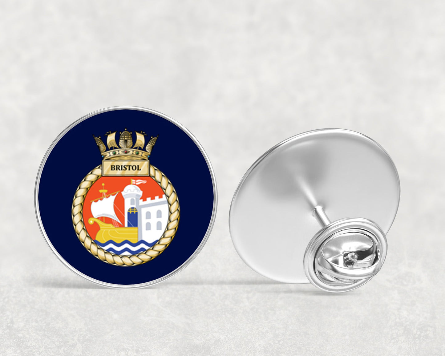HMS Bristol - Lapel Pin