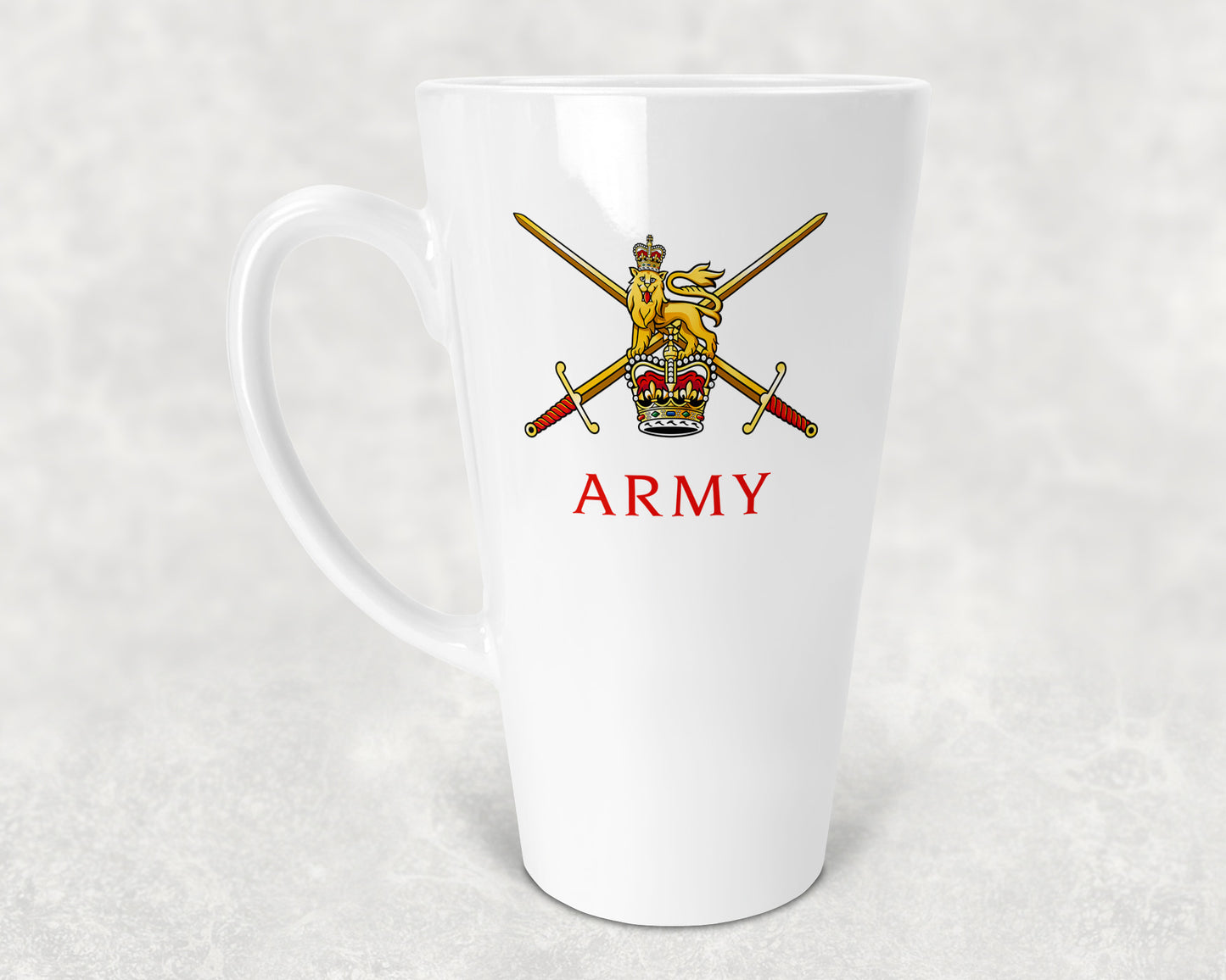 Army Badge - Latte Mug - Latte Mug 17oz