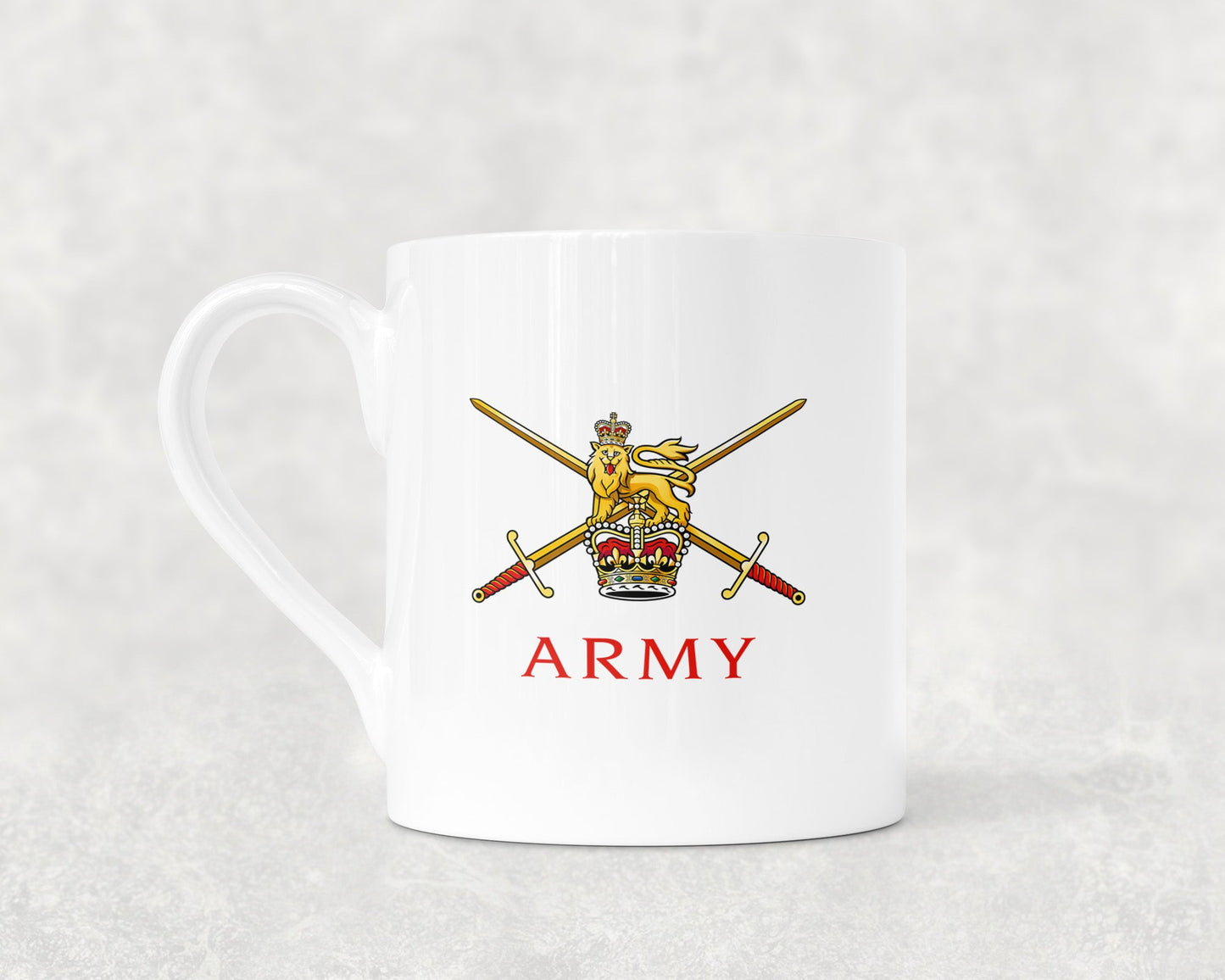 Army Badge - Bone China Mug