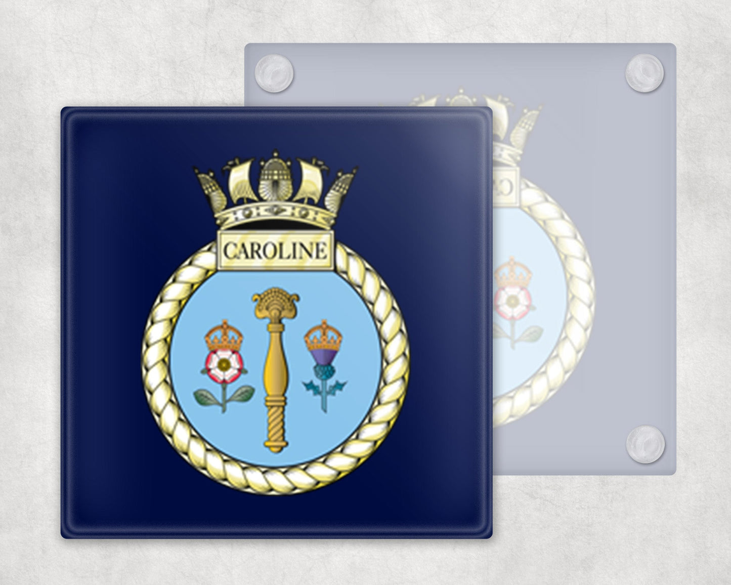 HMS Caroline - Glass Coaster