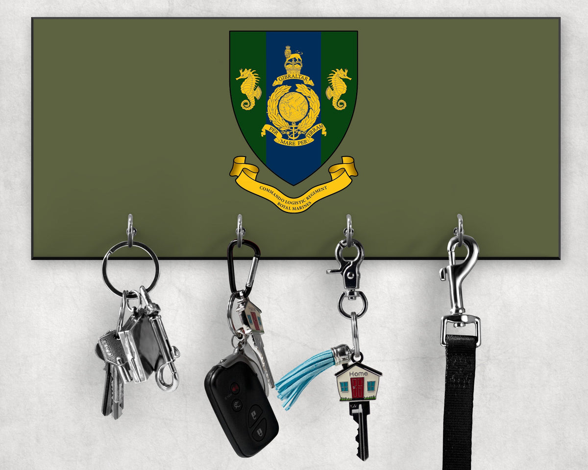 Commando Logistics Regiment - Wooden Key/Beret Hook