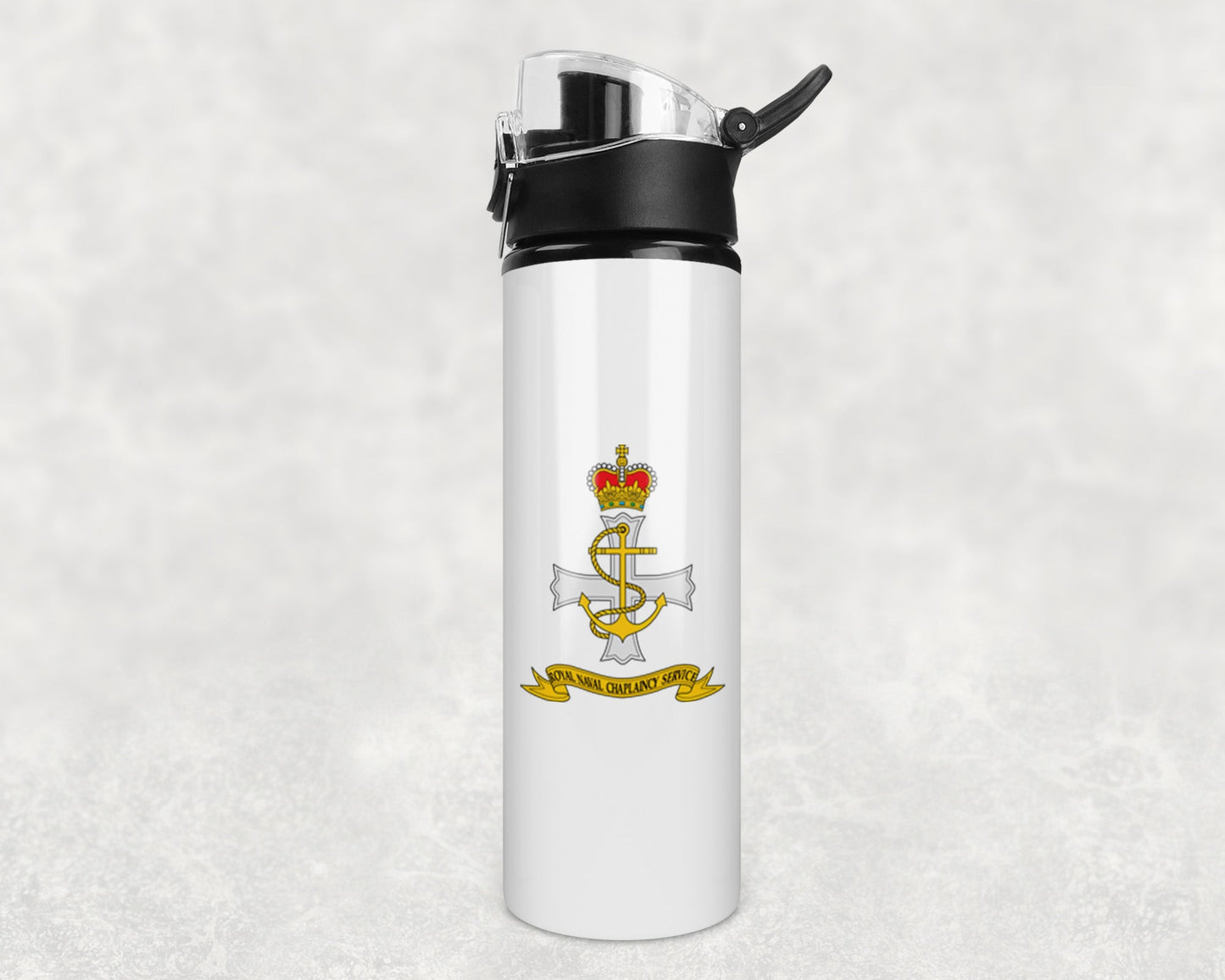 Royal Naval Chaplaincy Service - Flip Top Water Bottle