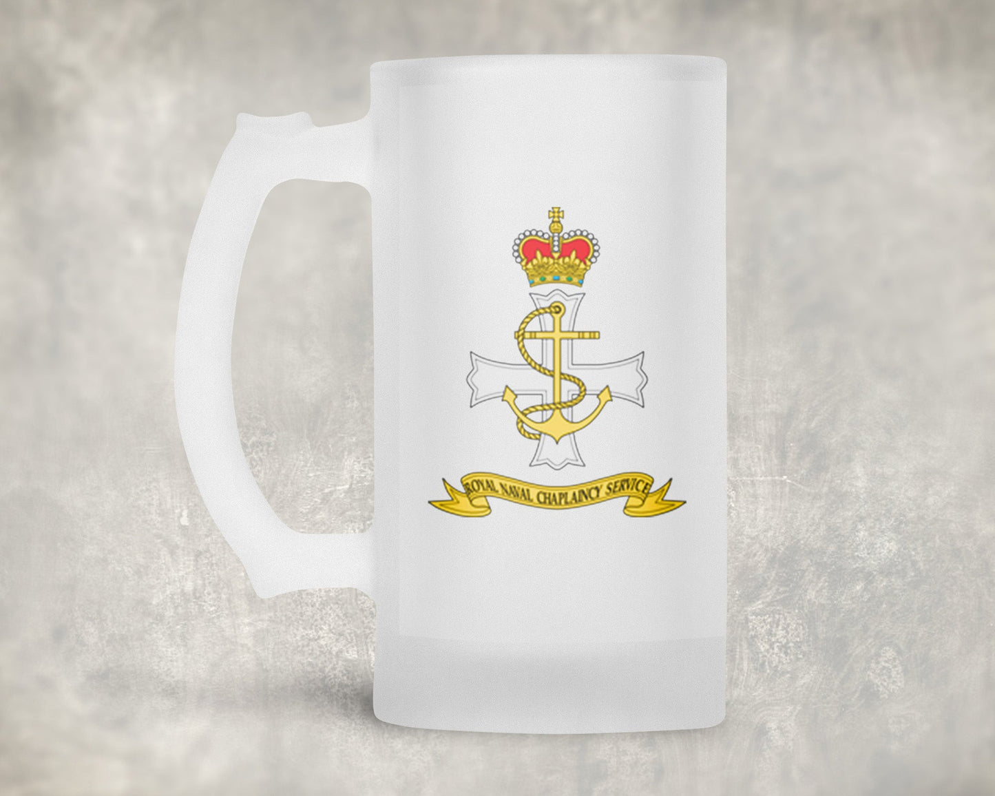 Royal Naval Chaplaincy Service - Frosted Stein/Tankard/Beer Mug - Frosted Stein/Tankard/Beer Mug