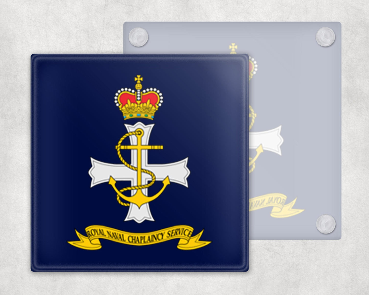 Royal Naval Chaplaincy Service - Glass Coaster