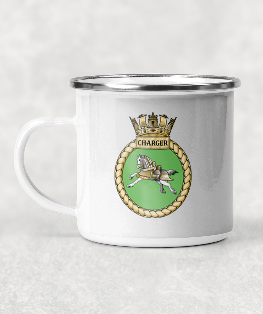 HMS Charger - Enamel Mug