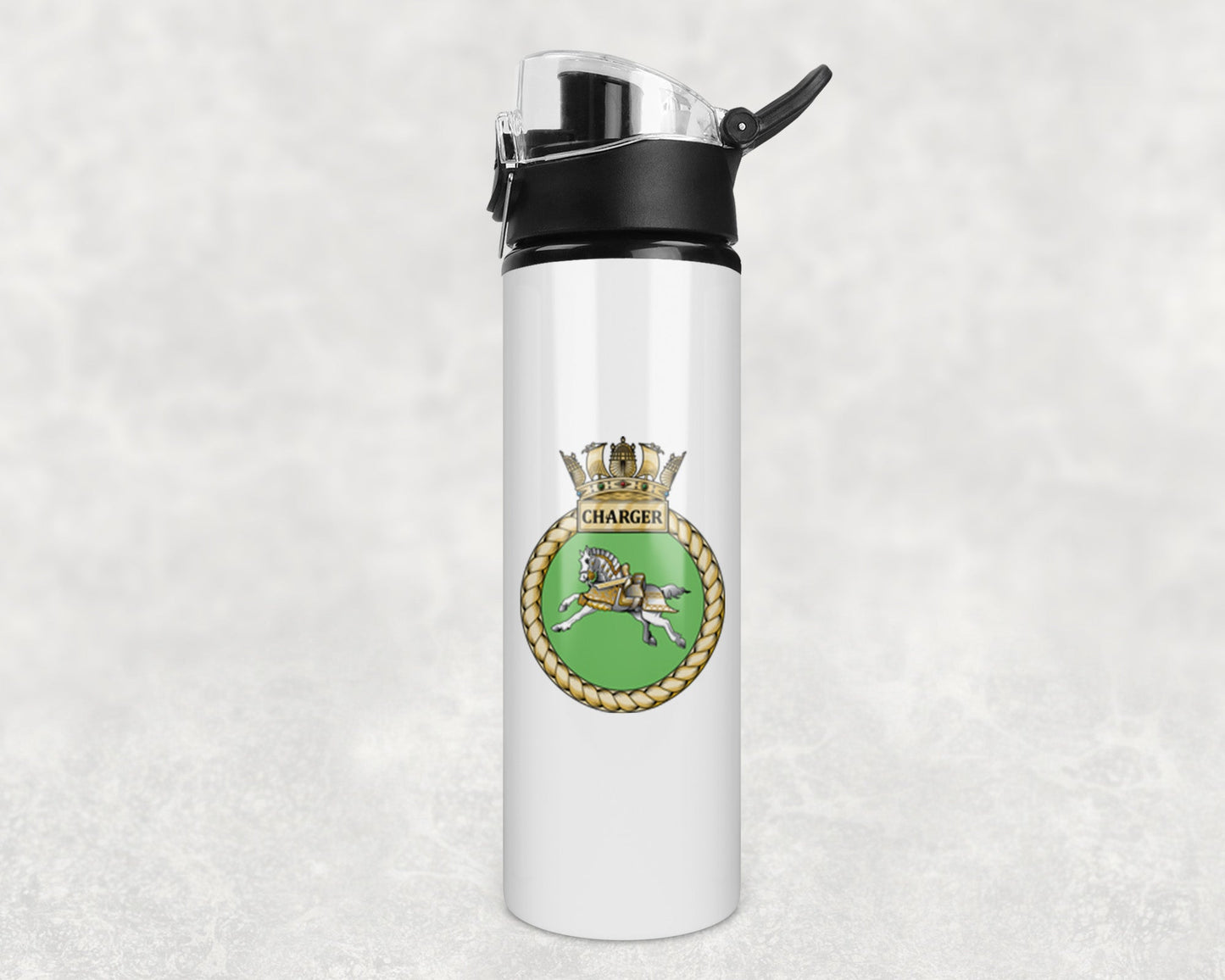 HMS Charger - Flip Top Water Bottle