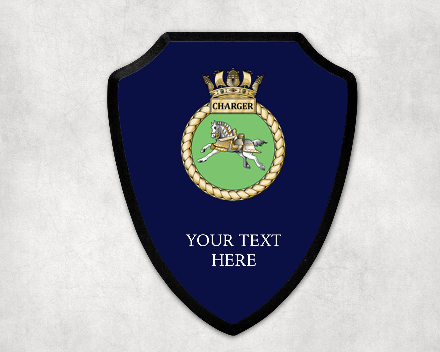 HMS Charger - Royal Navy Printed Wall Shield