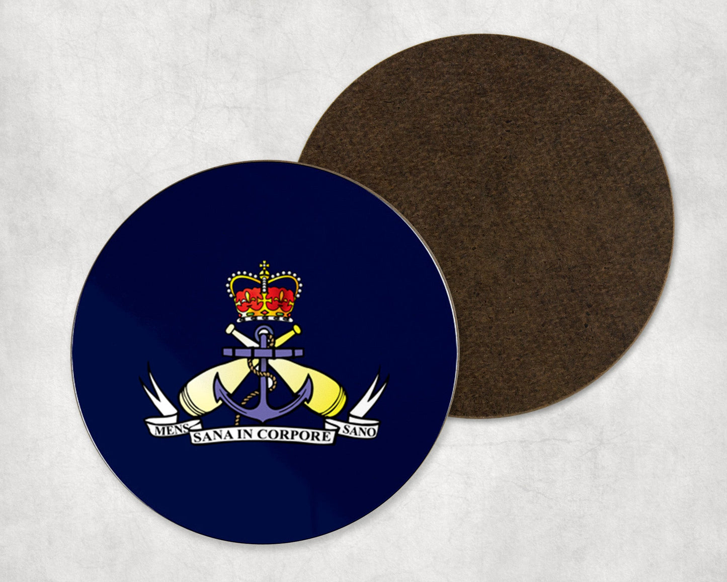 Royal Navy PTI (Club Swinger) - Round Coaster Set