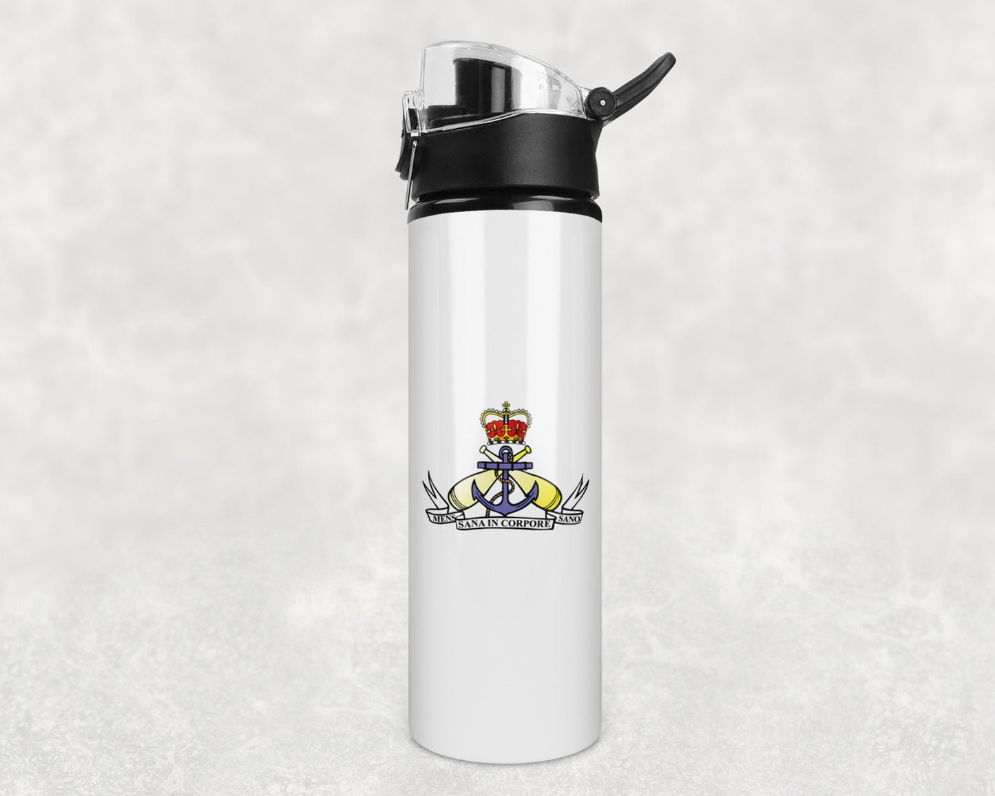 Royal Navy PTI (Club Swinger) - Flip Top Water Bottle