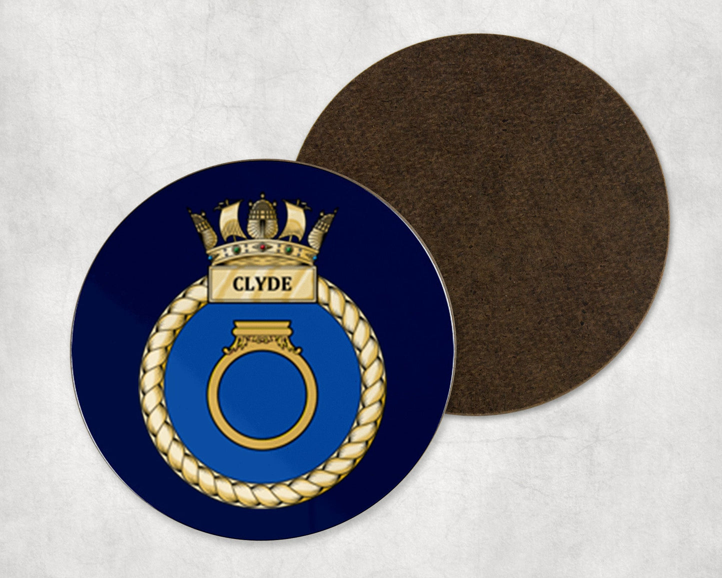 HMS Clyde - Round Coaster Set