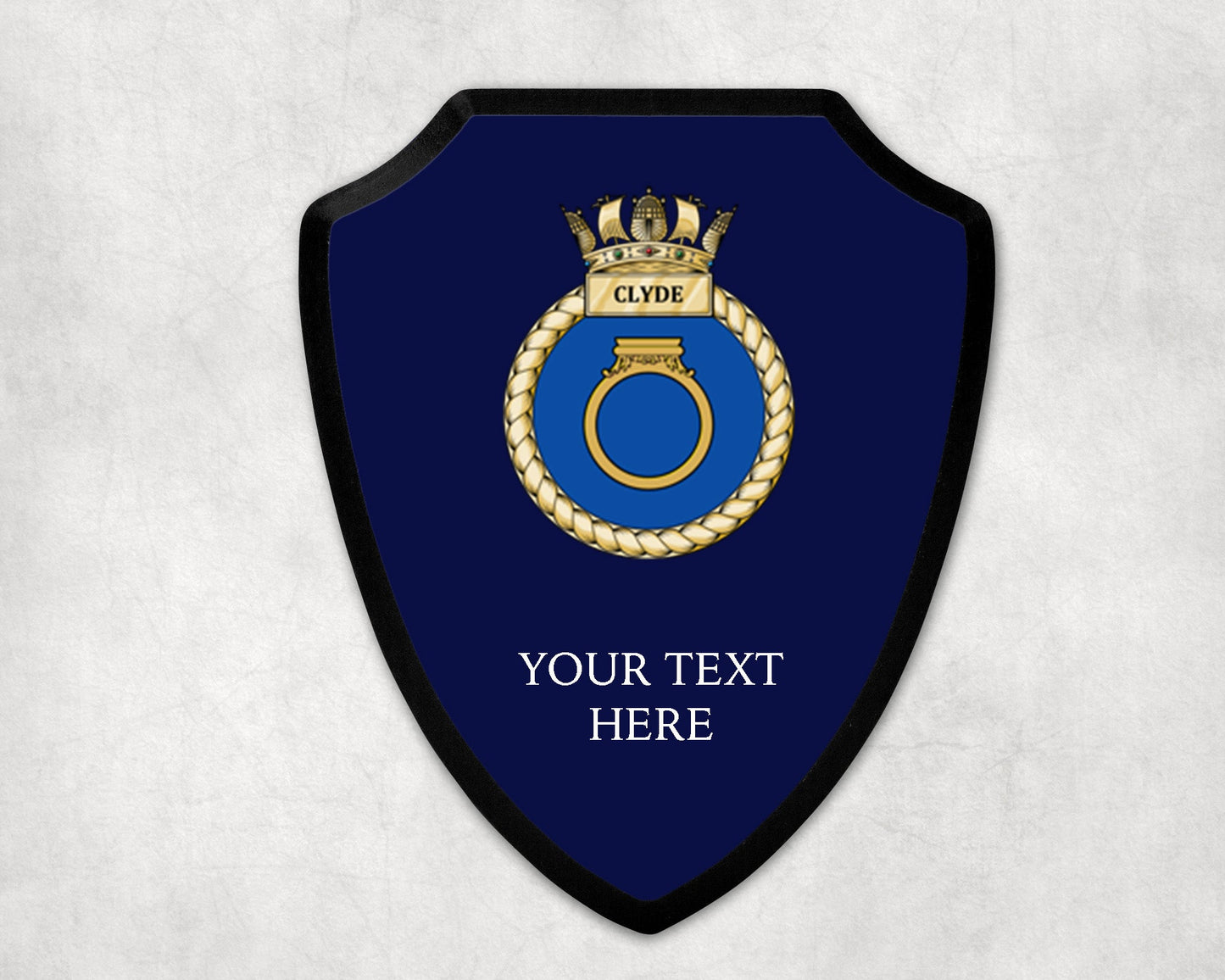 HMS Clyde - Royal Navy Printed Wall Shield