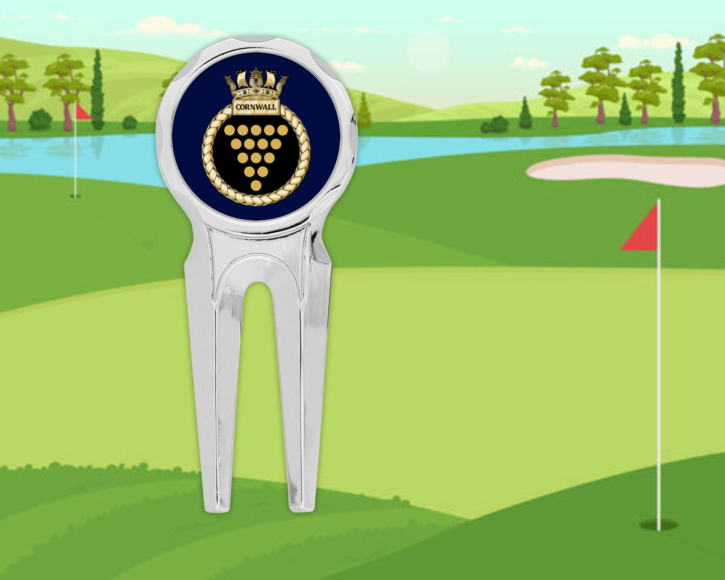 HMS Cornwall - Golf Divot Repair Tool