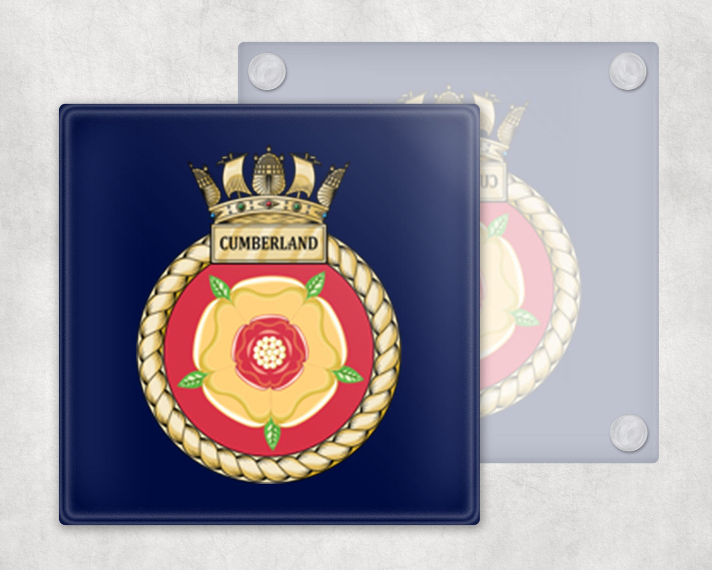 HMS Cumberland - Glass Coaster