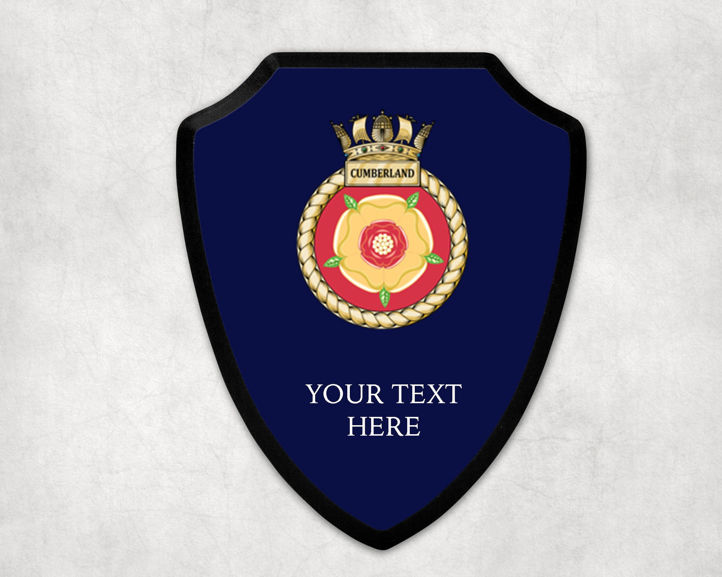 HMS Cumberland - Royal Navy Printed Wall Shield