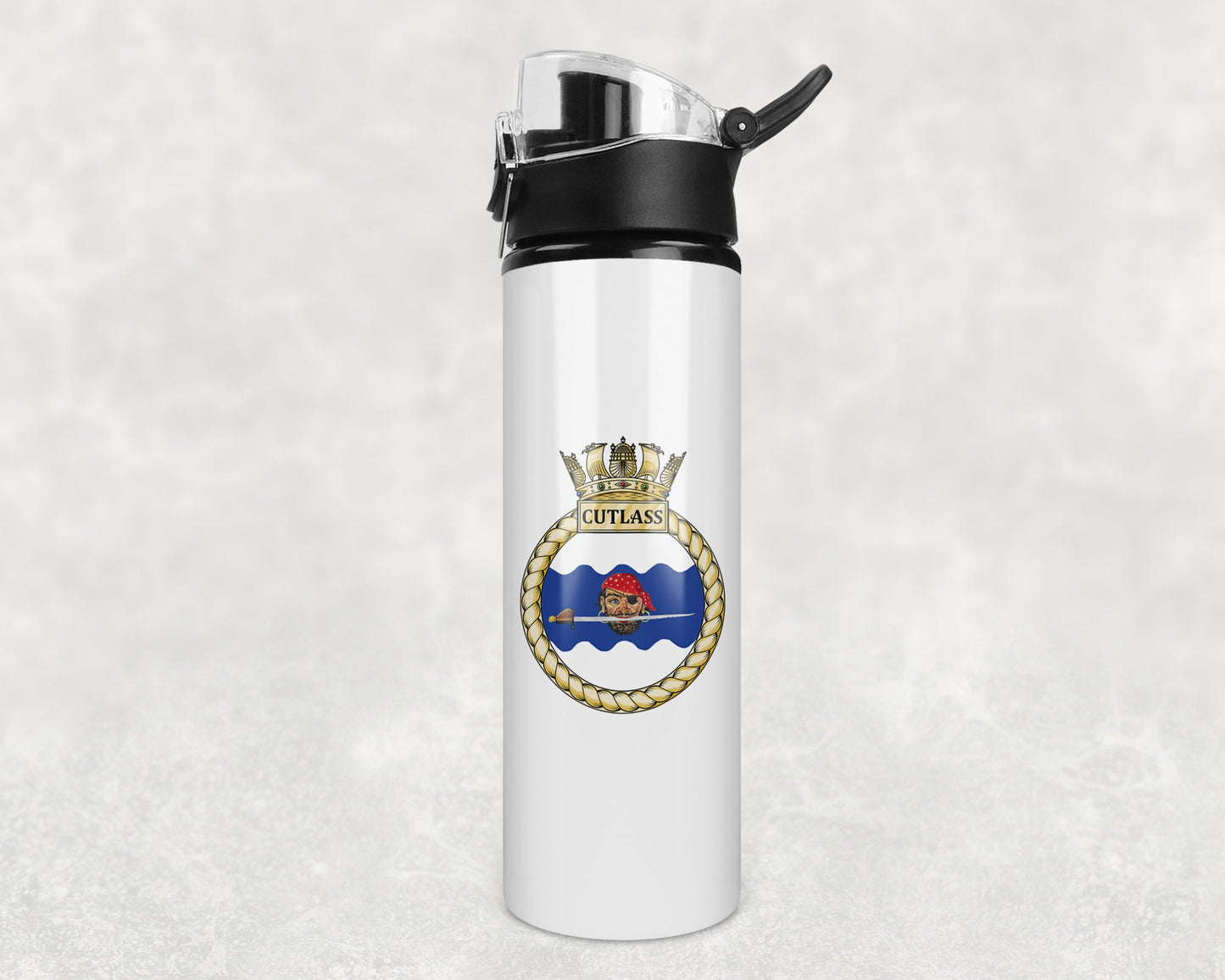 HMS Cutlass - Flip Top Water Bottle