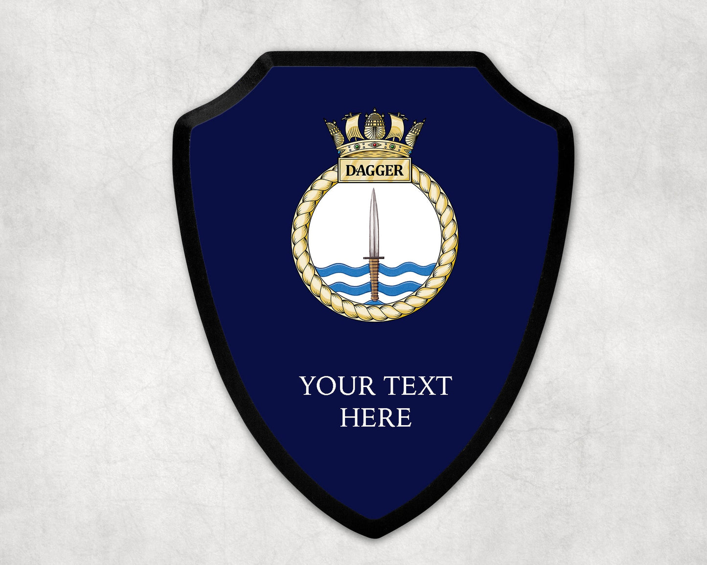 HMS Dagger - Royal Navy Printed Wall Shield
