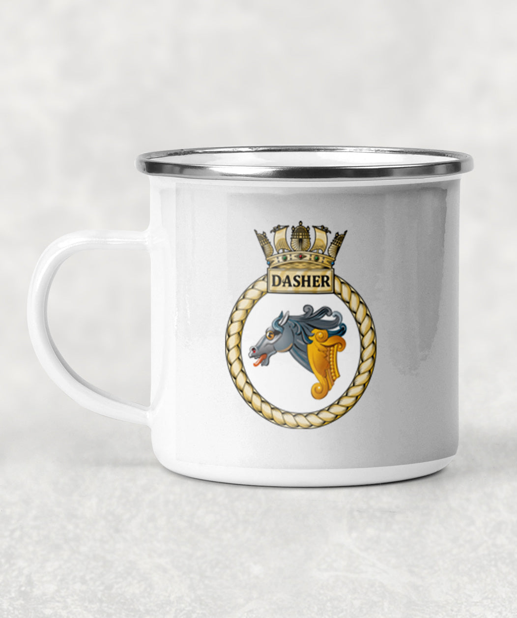 HMS Dasher - Enamel Mug