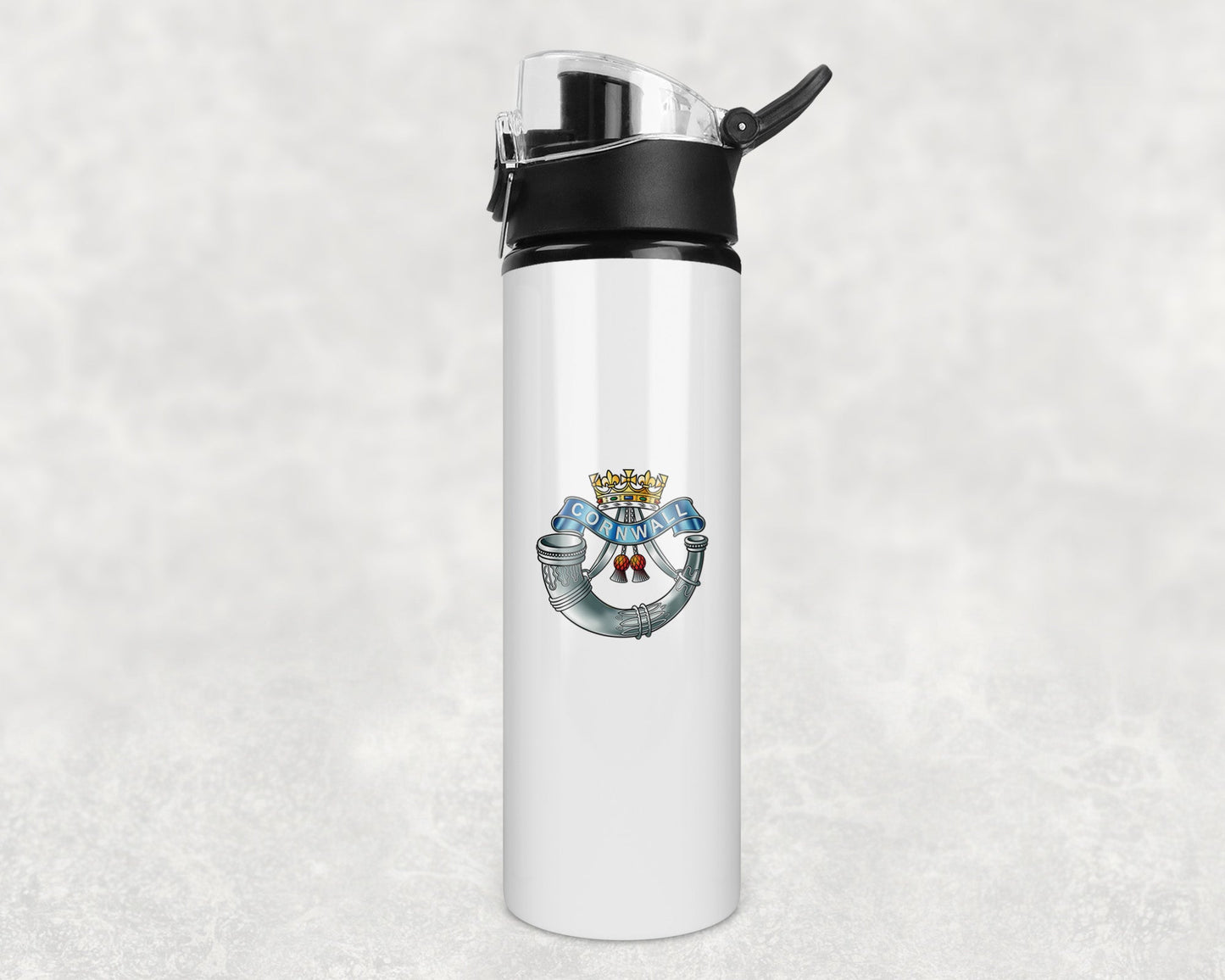 Duke of Cornwall's Light Infantry - Flip Top Water Bottle
