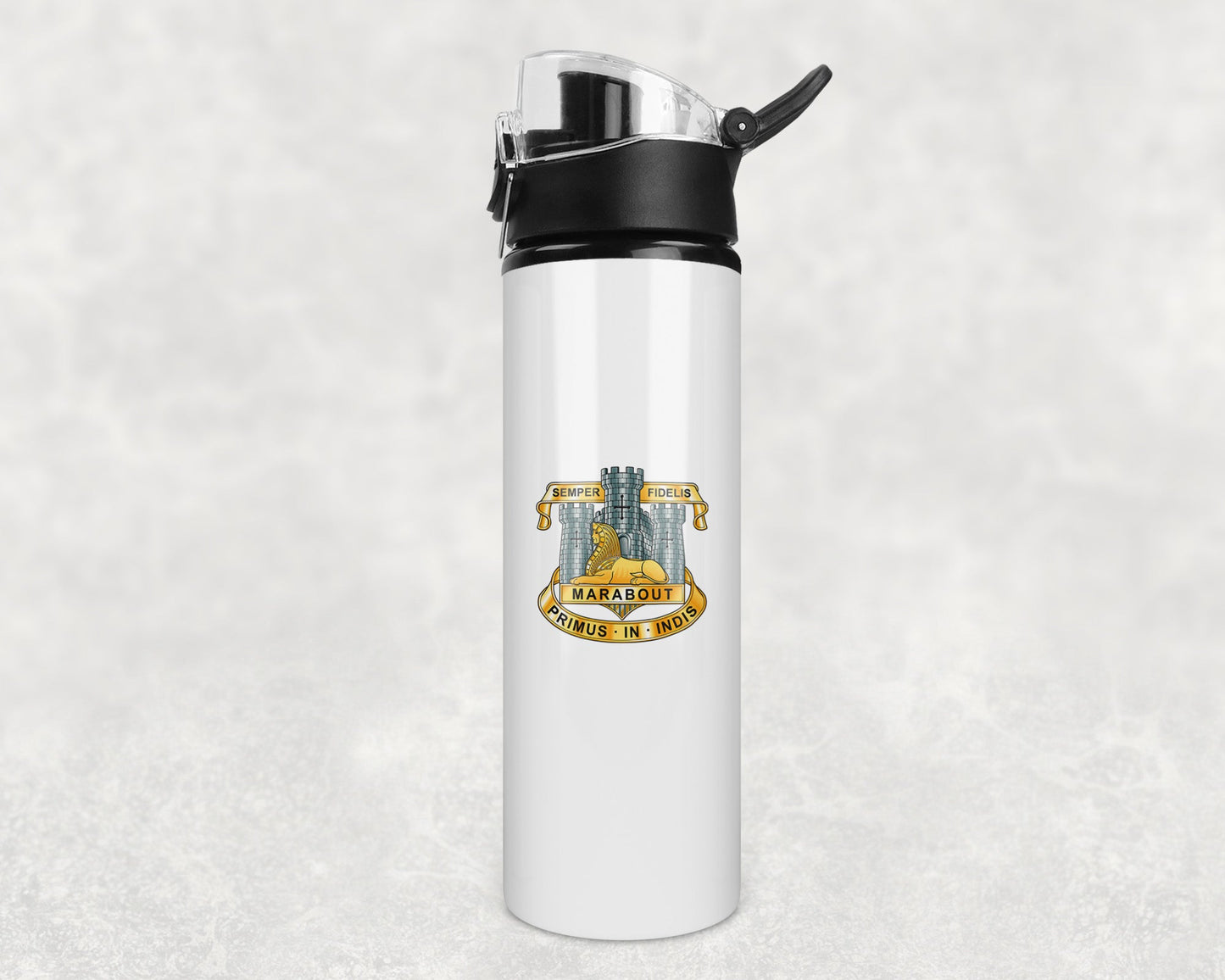 Devonshire & Dorset Regiment - Flip Top Water Bottle