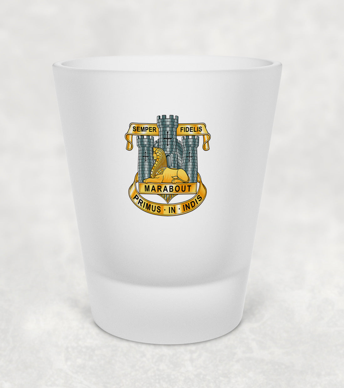 Devonshire & Dorset Regiment - Shot Glass