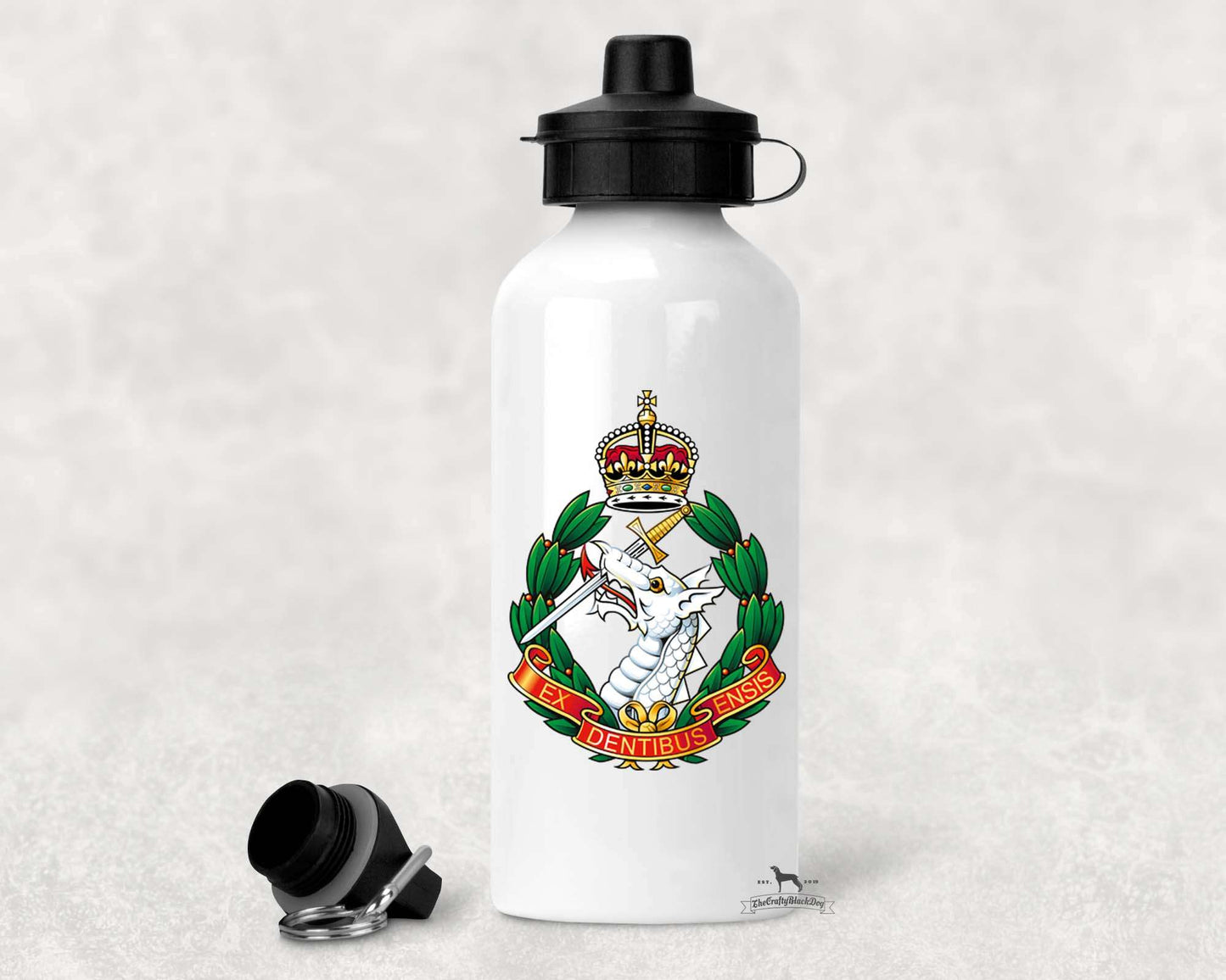 Royal Army Dental Corps - ALUMINIUM WATER BOTTLE (New King's Crown)