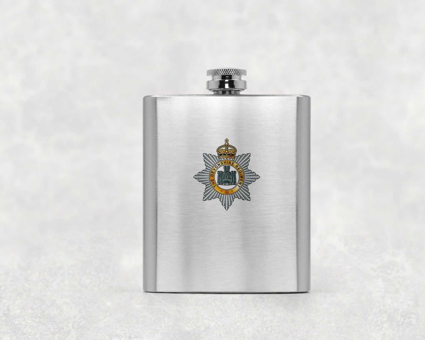 Devonshire Regiment - Hip Flask
