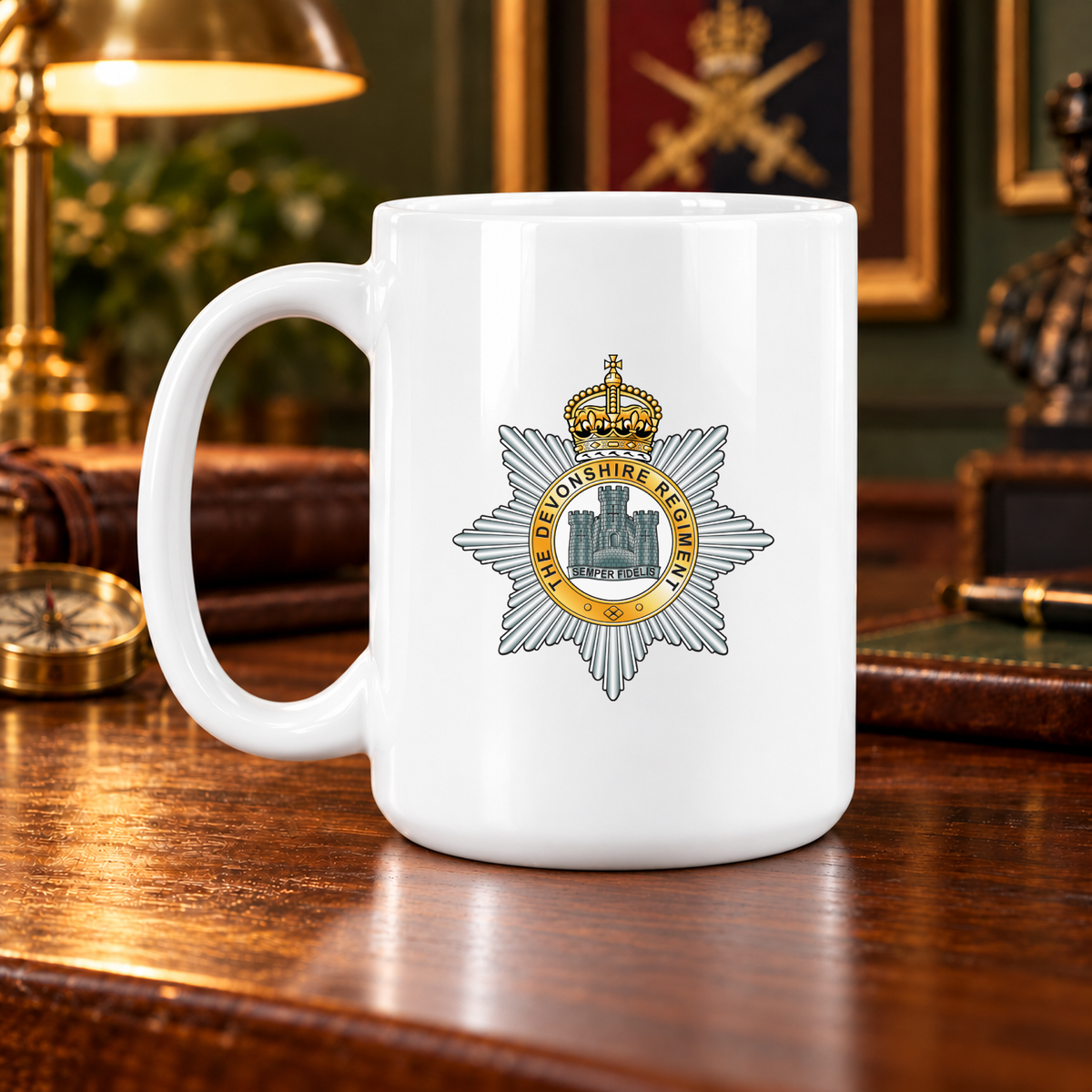 Devonshire Regiment - 15oz Mug | The Crafty Black Dog