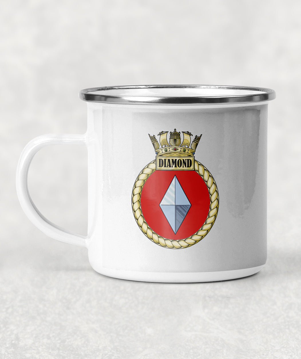 HMS Diamond - Enamel Mug