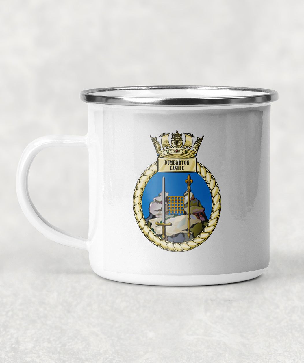 HMS Dumbarton Castle - Enamel Mug