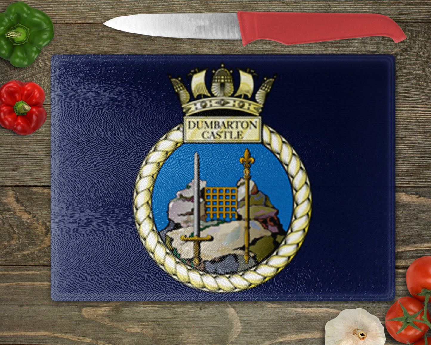 HMS Dumbarton Castle - Cutting Board