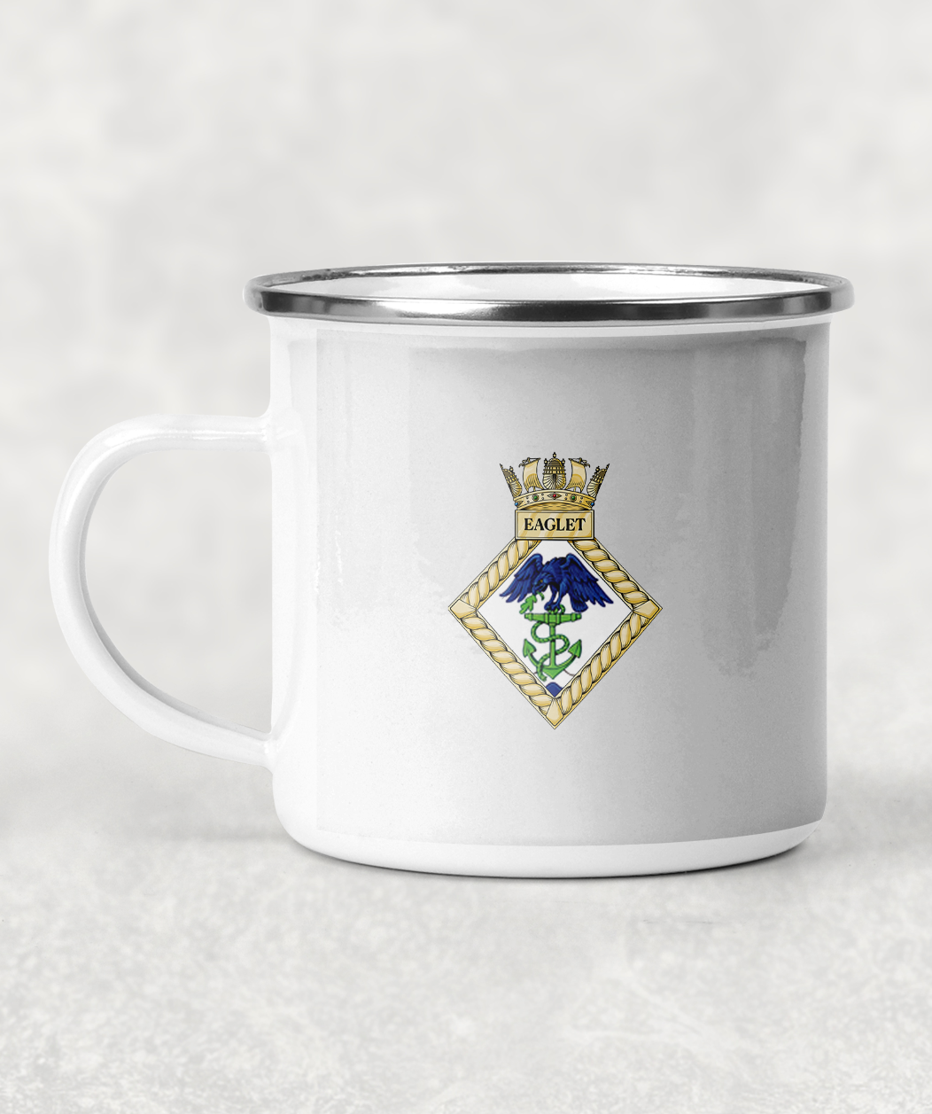 HMS Eaglet - Enamel Mug