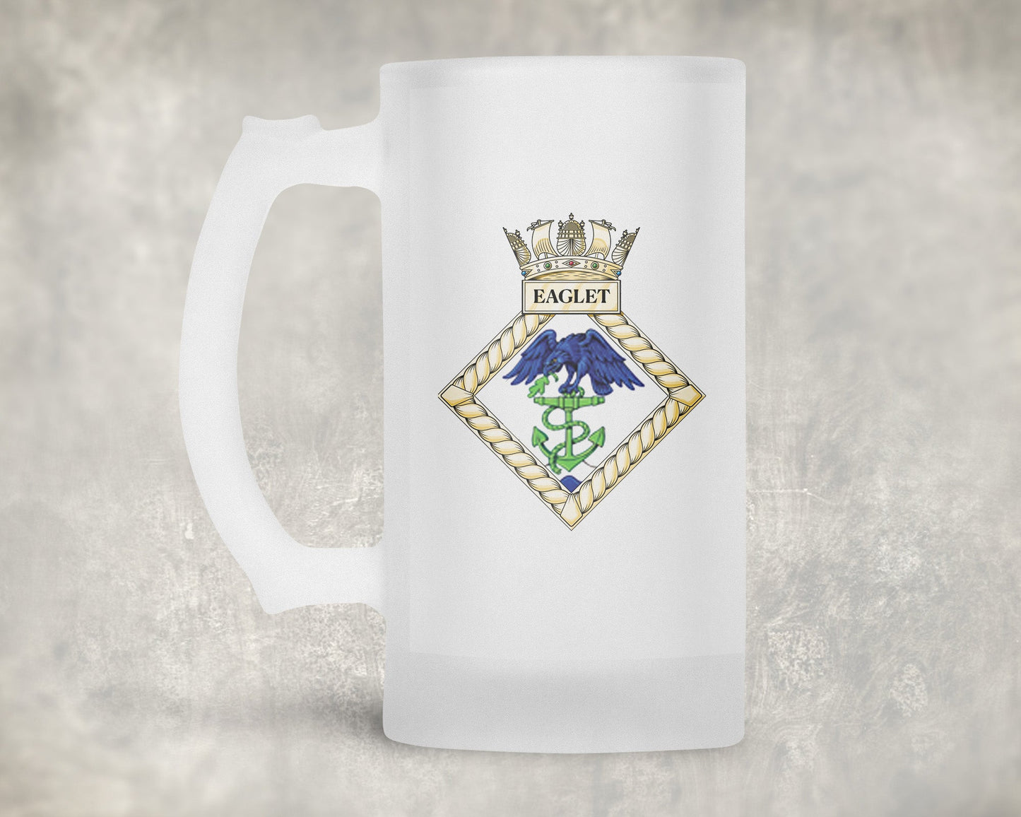 HMS Eaglet - Frosted Stein/Tankard/Beer Mug - Frosted Stein/Tankard/Beer Mug