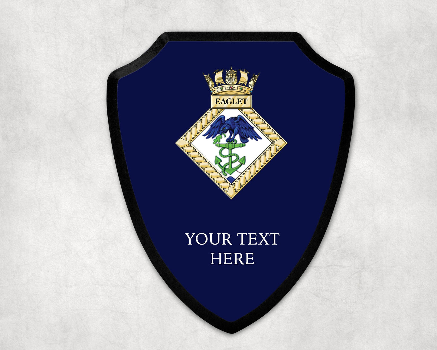 HMS Eaglet - Royal Navy Printed Wall Shield