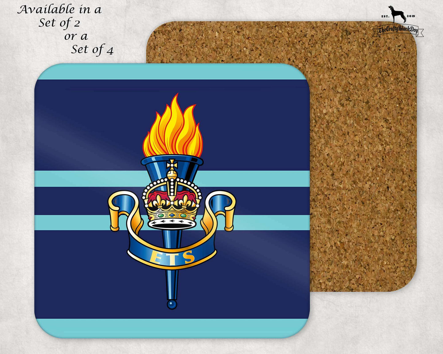 Educational and Training Services Branch - COASTER SET (New King's Crown)