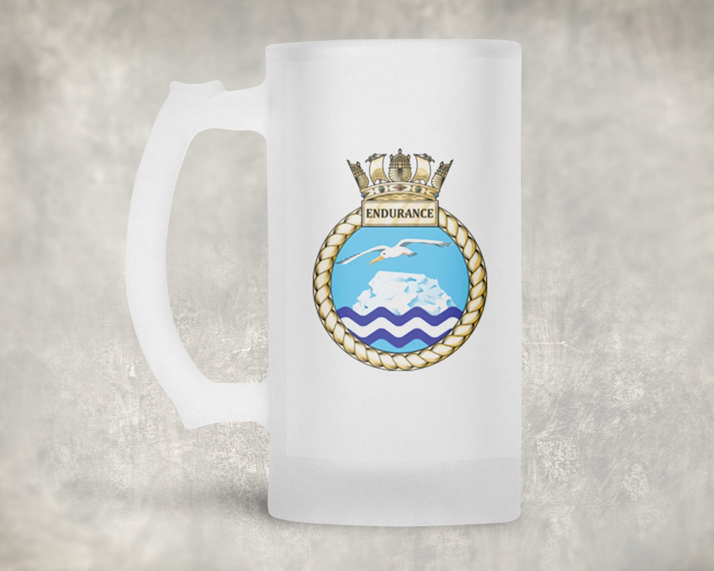HMS Endurance - Frosted Stein/Tankard/Beer Mug - Frosted Stein/Tankard/Beer Mug